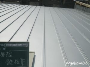 木造3階建て　アパート　屋根工事　有限会社横溝工務店