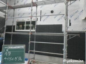 木造3階建て　アパート　新築工事　有限会社横溝工務店