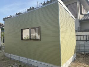 倉庫建て替え工事　有限会社横溝工務店