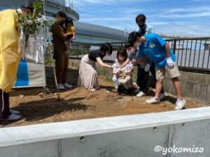 新築工事　地鎮祭　有限会社横溝工務店