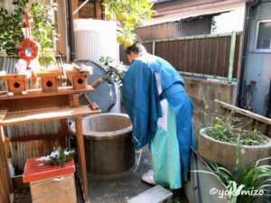 解体工事　井戸お祓い　有限会社横溝工務店