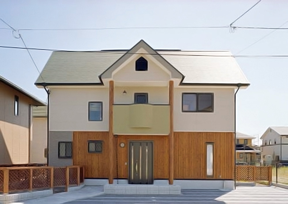 戸建住宅【木造・ハイブリッドソーラーハウス】宗像市　I様邸